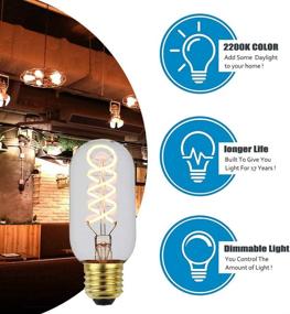 img 2 attached to 💡 Tuneucle Dimmable Incandescent Edison Bulb