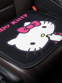 img 2 attached to DPIST Hello Kitty Car Seat Covers Set: Front & Back Protectors for All Seasons - Universal Fit