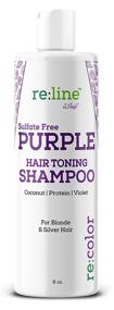 img 2 attached to 💜 Sulfate Free Purple Shampoo and Conditioner Set for Blonde Hair Toner - Eliminate Brassy & Yellow Tones, Ideal for Silver Hair and Post-Bleached Hair