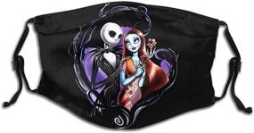 img 4 attached to 🧣 Comfortable and Breathable Nightmare Skellington Sally 13 1 Boys' Accessories for Cold Weather