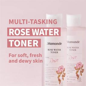 img 3 attached to Organic Alcohol-Free Mamonde Rose Water Toner for Face - 8.45 Fl Oz