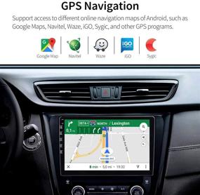 img 2 attached to 🚗 P.L.Z AN-500 Автомагнитола с двойным DIN, Android GPS навигацией, видеорегистратором, 10,1-дюймовым IPS сенсорным монитором, Bluetooth, WiFi, Mirror Link, камерой заднего вида, FM автомагнитолой.