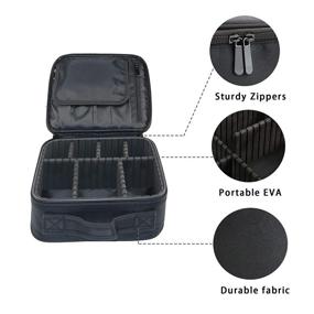 img 1 attached to 💄 Efficiently Organize Your Travel Makeup with the PFFY PACK Travel Makeup Organizer