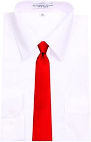 img 1 attached to Classic Boys' Necktie Ties for a Sophisticated Look