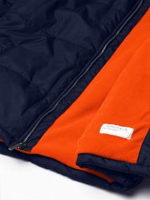 img 1 attached to Nautica Boys' Bubble Storm Cuffs Large Clothing: Ideal Jackets & Coats for Trendy Tots