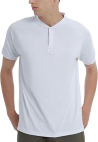 img 4 attached to 👕 Men's Regular Fit T Shirt by Waveflower Placket - Fashionable Clothing and Shirts