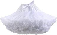 👗 elastic high waist ballet skirt for women - princess mesh tulle fluffy skirts logo