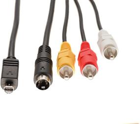 img 1 attached to 🔌 High-quality Composite AV Cable Adapter (HY029) for Sony Handicam DCR-IP, DCR-DVD, DCR-SR, DCR-HC, DCR-IP, DCR-PC, HDR-SR, etc.