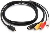 🔌 high-quality composite av cable adapter (hy029) for sony handicam dcr-ip, dcr-dvd, dcr-sr, dcr-hc, dcr-ip, dcr-pc, hdr-sr, etc. logo
