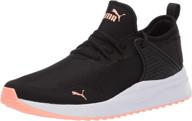 👟 puma women's pacer sneaker: brighten your style with fashionable men's shoes logo