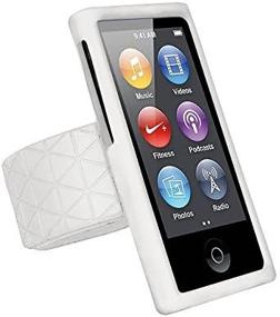 img 1 attached to 📱 Всеобъемлющая защита: Чехол Amzer Soft Silicone Jelly Skin Fit для Apple iPod Nano 7G (Прозрачный)