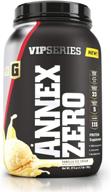 🥛 elite gold vip series annex zero whey protein powder with bcaas amino acids - vanilla ice cream flavor, 1.7lb tub logo