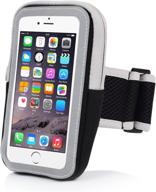 🏃 innlife sports armband: water resistant running & workout arm package for iphone7 plus, samsung galaxy s series - black logo