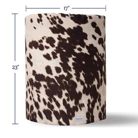 img 1 attached to 🐮 Brown Cow Glenna Jean Hamper - 17" x 17" x 23