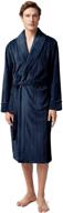 sioro fleece bathrobe comfort sleepwear logo