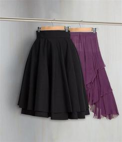 img 2 attached to 👗 Decor Hut Silver Clips Wooden Skirt/Pants Hangers - Strong & Durable Material with Swivel Hook