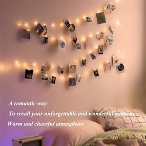 img 1 attached to 🌟 Multifunctional VENNKE Photo Clips String Light: 33Feet, 100 LEDs, Waterproof - Perfect for Party Christmas Home Decor, Warm White