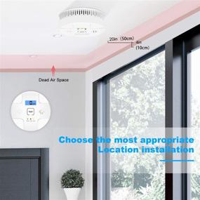 img 1 attached to 🔋 Portable Battery Operated 3-Pack Combination Smoke and Carbon Monoxide Detector Alarm - Ideal for Home, Bedroom, and Travel