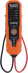 img 3 attached to 🔋 Klein Tools ET40 Voltage Tester - Accurate AC/DC Voltage, Polarity, and Low Voltage Testing - Including Batteries