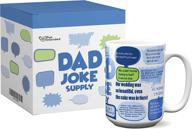 🤣 hilarious coffee mug - dad joke extravaganza - 15 oz with exquisite gift box - perfect for father's day, birthdays, christmas from daughter, son, or wife. quirky porcelain novelty gift logo