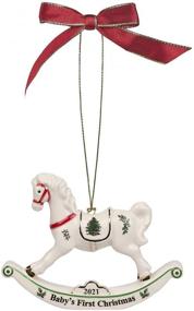 img 2 attached to Spode Christmas Collection Ornament Measures Seasonal Decor