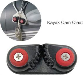 img 2 attached to 🚣 Lixada 2-Pack Kayak Cam Cleat Set for Boats, Canoes, Sailing Boats, Dinghies - Lightweight Aluminum Cam Cleats with Quick Entry for Kayaks