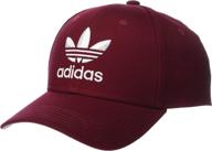 🧢 adidas originals trefoil men's cap with structured precurve design logo