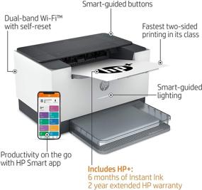 img 3 attached to 🖨️ HP LaserJet M209dwe Wireless Monochrome Printer with Free 6-Month Instant Ink on HP+ (6GW62E)