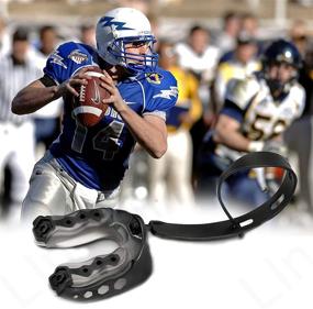 img 1 attached to 🥊 2 Pack Mouth Guard with Strap - Professional Sports Mouthguard for Boxing, Jujitsu, MMA, Football, Basketball, Hockey, Karate, Rugby - Moldable Braces Teeth Protector