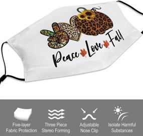 img 1 attached to Reusable Face Mask with Adjustable Scarf & Two 👨 Filters for Men, Women, and Kids: Stay Protected & Stylish!