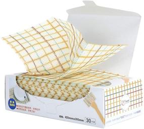 img 4 attached to 🧼 Sioniour Disposable Cleaning Towels - Nonstick Fiber, Reusable Household Kitchen Cleaning Cloths, Wiping Rags, Placemats - Absorbent, Quick-Drying - Box of 30 Pcs