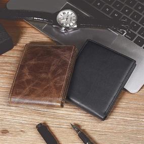 img 3 attached to Genuine Leather Wallets Removable Windows Men's Accessories