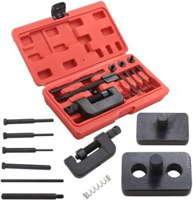 img 4 attached to 🔧 Auto Repair Set: Chain Breaker and Riveting Tools for Car and Motorcycle Repairs