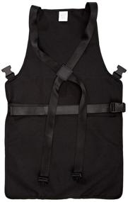 img 1 attached to Introducing BaBylissPRO Barberology Apron: Stylish and Functional Black Barber Apron