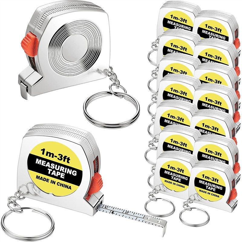 keychains functional retractable measuring birthday 로고