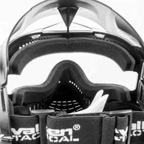 img 2 attached to 🎯 Valken Paintball MI-5 Goggle/Mask - Single Lens - Black: Top-notch Protection for Paintball Enthusiasts