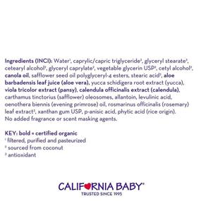 img 1 attached to 🌿 California Baby Super Sensitive Moisturizing Cream: Hydrates & Soothes Dry, Sensitive Skin | Plant-Based & Vegan | Face, Arms & Body | 4oz