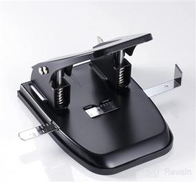 img 4 attached to Efficient 2 Hole Punch: Officemate, 30 Sheet Capacity, Black (90092)