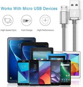 img 1 attached to Кабель зарядного устройства Micro USB 3-Pack (3 компьютерные аксессуары и периферийное оборудование в кабелях и интерконнекторах)