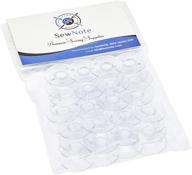 sa156 sewing and embroidery bobbins by sewnote - 20 pack, compatible with brother logo