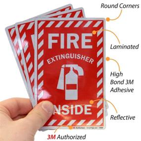 img 2 attached to SmartSign Fire Extinguisher Inside Engineer Reflective