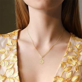 img 2 attached to 💎 Stunning Blocaci Necklaces: Gifting Moissanite Jewelry for Girlfriend, Daughter, and Girls