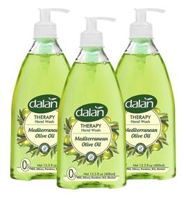 img 4 attached to 🌿 Dalan Therapy Mediterranean Olive Oil Liquid Hand Soap - Ultra Moisturizing, Fresh Clean & Soft Feeling - Ideal for Normal and Dry Hands - 13.5 Fl Oz / 400 mL (Pack of 3)