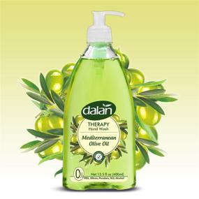 img 1 attached to 🌿 Dalan Therapy Mediterranean Olive Oil Liquid Hand Soap - Ultra Moisturizing, Fresh Clean & Soft Feeling - Ideal for Normal and Dry Hands - 13.5 Fl Oz / 400 mL (Pack of 3)