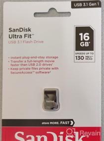 img 5 attached to SanDisk Ultra Fit USB 💾 3.1 Flash Drive - 256GB Capacity (SDCZ430-256G-G46)