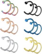 🔒 fibo steel stainless steel women's jewelry piercing logo