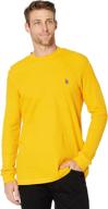 👕 u.s. polo assn. men's solid thermal crew neck long sleeve shirt logo