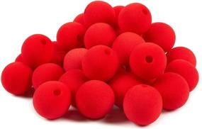 img 4 attached to 🤡 Pack of 36 Bulk Clown Noses for Halloween, Circus Themes, Carnivals, and Red Nose Day