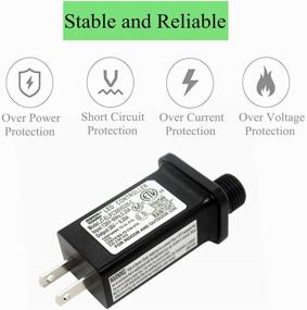 img 1 attached to 🔌 Enhanced 30V LED Controller: 8 Modes, 6W Power Supply, Multifunctional Transformer - Low Voltage, Ideal for LED Lights - Indoor/Outdoor Use (1 Pack)