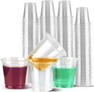 🥤 100-pack plastic shot glasses 2 oz - disposable mini jello shot cups, perfect party tumblers for condiments, samples, sauces logo